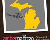 Personalized State Love PDF - Printable Home Decor