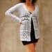 Made To Order Hand crocheted Elegant Lace Cardigan