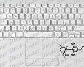 Cannabidiol Molecule CBD petite Macbook Laptop Vinyl Decal Sticker Chemistry