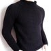 Mens Sweater Black Ski sweater Unisex Knit Alpaca and Wool Sweater, Many Colors Available SUMMER SALE