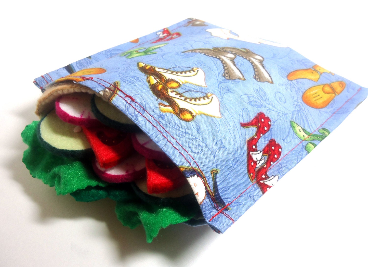 Reusable Eco Friendly Sandwich Bag High Heels and Shoes