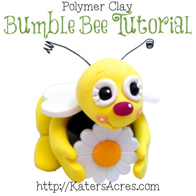 Polymer Clay Tutorial - Bumble Bee Figurine Tutorial