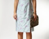 vintage 1990s dress / 90s floral dress / Anne Floral Dress