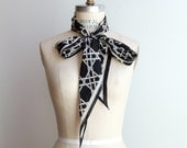 Vintage VERA silk 'celtic knot' print scarf