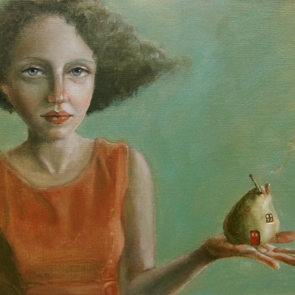 Moving Day -- signed (8x10) Print of an Original Oil Painting