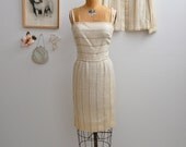 Vintage 1950s Dress - 50s Dress and Jacket Set -The Petra