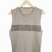 Studded gray shirt , Womens summer shirt
