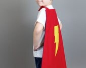 Flash Inspired Superhero Cape Sz 3T-6 by Avy's Sew Right Creations on Etsy