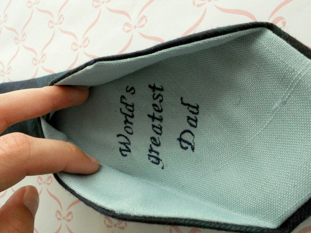 Personalized Fathers Day Tie