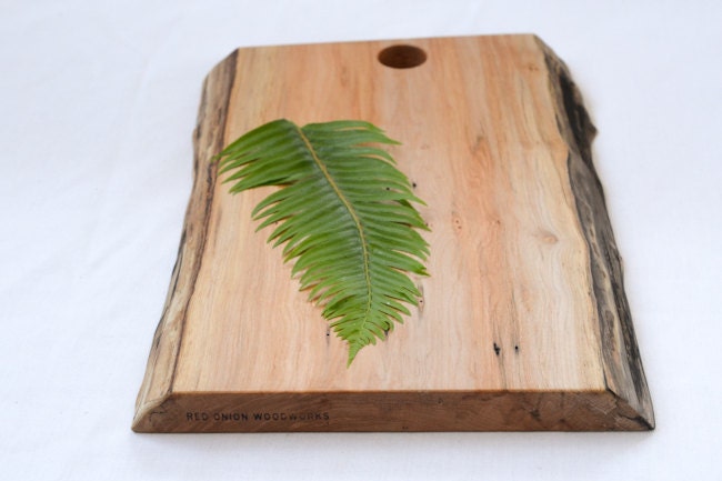 Cutting Board, Natural Edge Salvaged Wood 863, Ready to Ship