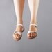white bass sandals size 7 1/2