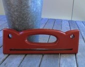 Vintage 1940s Wooden Purse Handles - Knitting Bag Handles