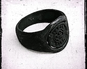 Carpe Diem Black Mens Rings Ring Wedding Engagement Band Jewelry Jewellery CDR-262