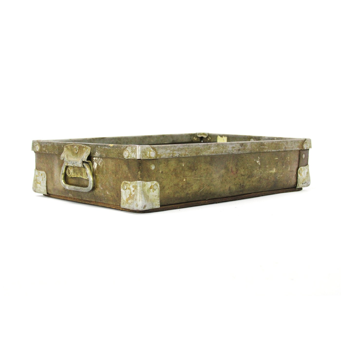 vintage industrial factory storage bin