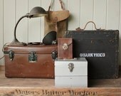 Vintage WW II Military Industrial Camera Field Case
