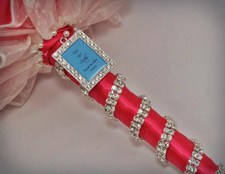 Wedding Bouquet Charm, Bridal keepsake, Rectangle, Personalized, custom photo or image