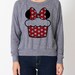 Minnie Cupcake Raglan Pullover - American Apparel Ladies Sizes S, M, L