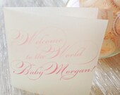 Personalized Vellum Gift Tag Card Elegant & Unique