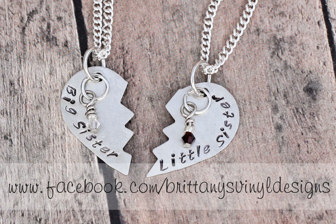 Sister Necklace - Best Friends Sister - Big Sister Little Sister - Best Friends Forever - Sisters Forever
