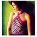 Vintage Crochet Pattern 1970s Graphic Halter Arrow Top Digital Download PDF