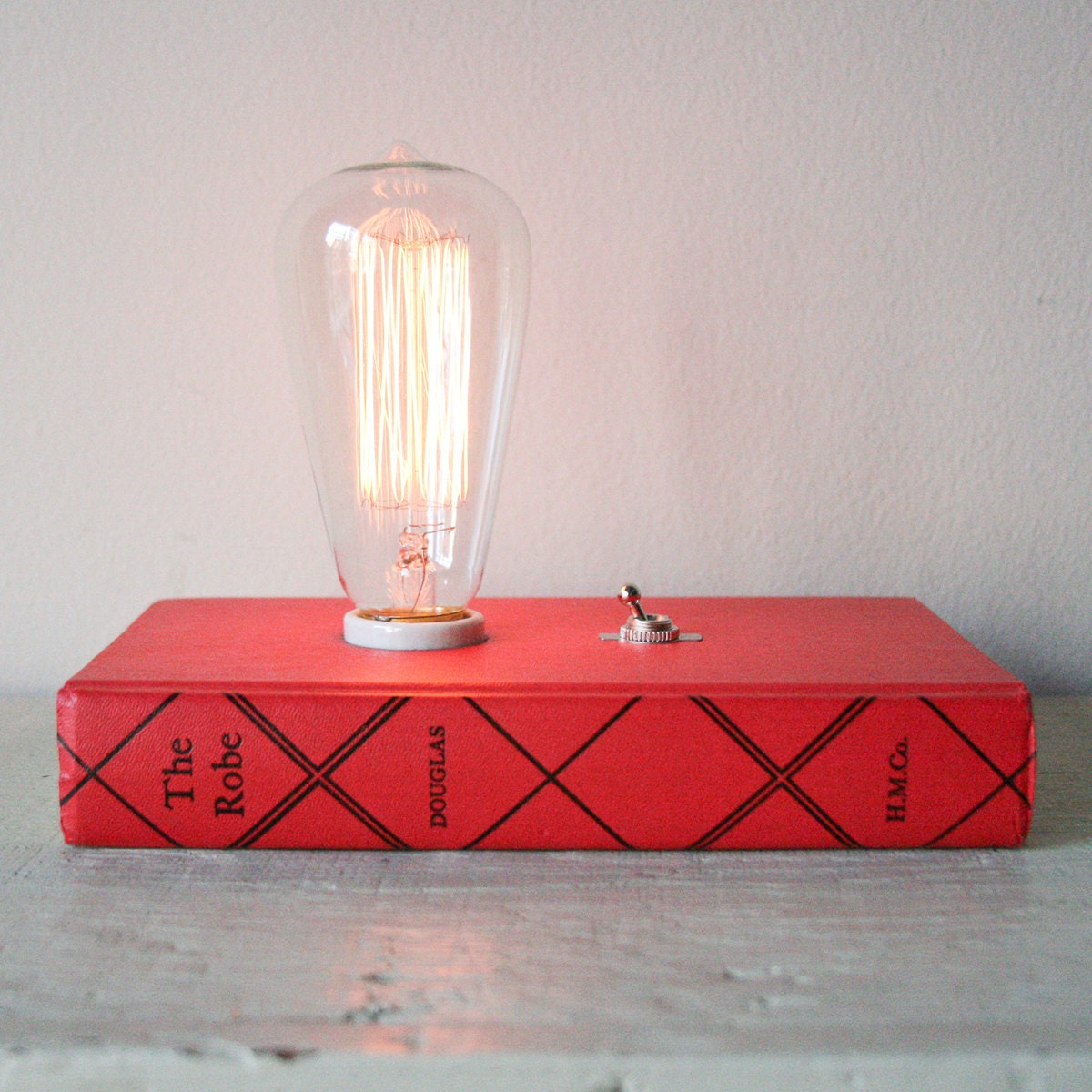 Hardback Book Lamp - The Robe