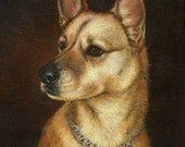 CUSTOM Dog Portrait -Simple Background