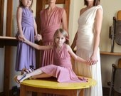 Children's Infinity Dress, Flower girl dress, Wrap Dress for Kids