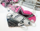 Teen Girl Jewelry Tween Girl Monster Energy Rockstar Energy Necklace Recycled Aluminum Can Jewelry Teen Gift Heart
