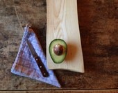 White Ash Cutting Board Footed Serving Board Rustic Organic Home and Garden