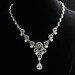 Bridal Necklace, Art Deco Pave Crystal Bridal Necklace, Wedding Jewelry, Bridal Jewelry,  BeFrosted SIAN