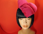 Sweetheart Hat - Hot Pink Velour