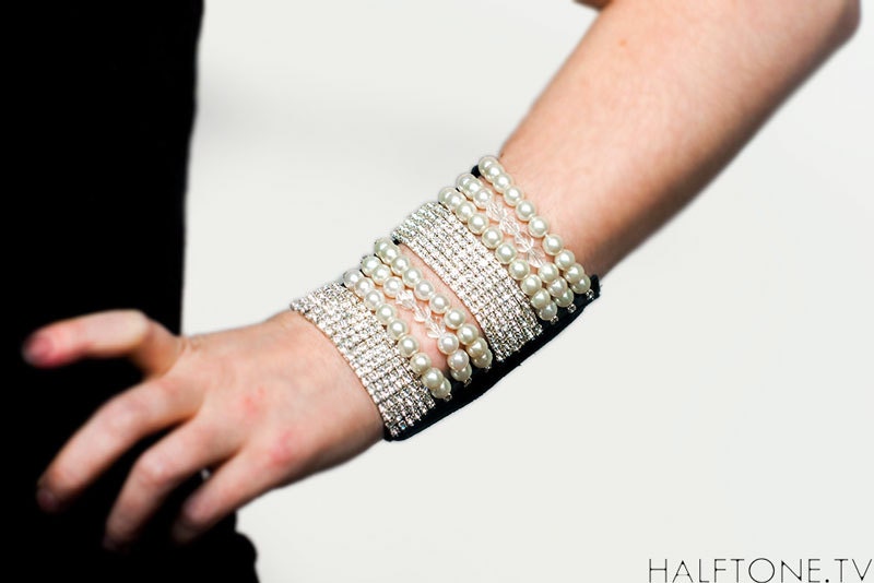 Custom Beaded Wrist Wallet - "Erin" Style Tailored Crystal Cuff Wallet Wrist Purse - One of a Kind - Choose Your Colors