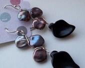 Dark and Lovely pearl earrings
