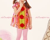Strawberry Puff Swing Top for Girls