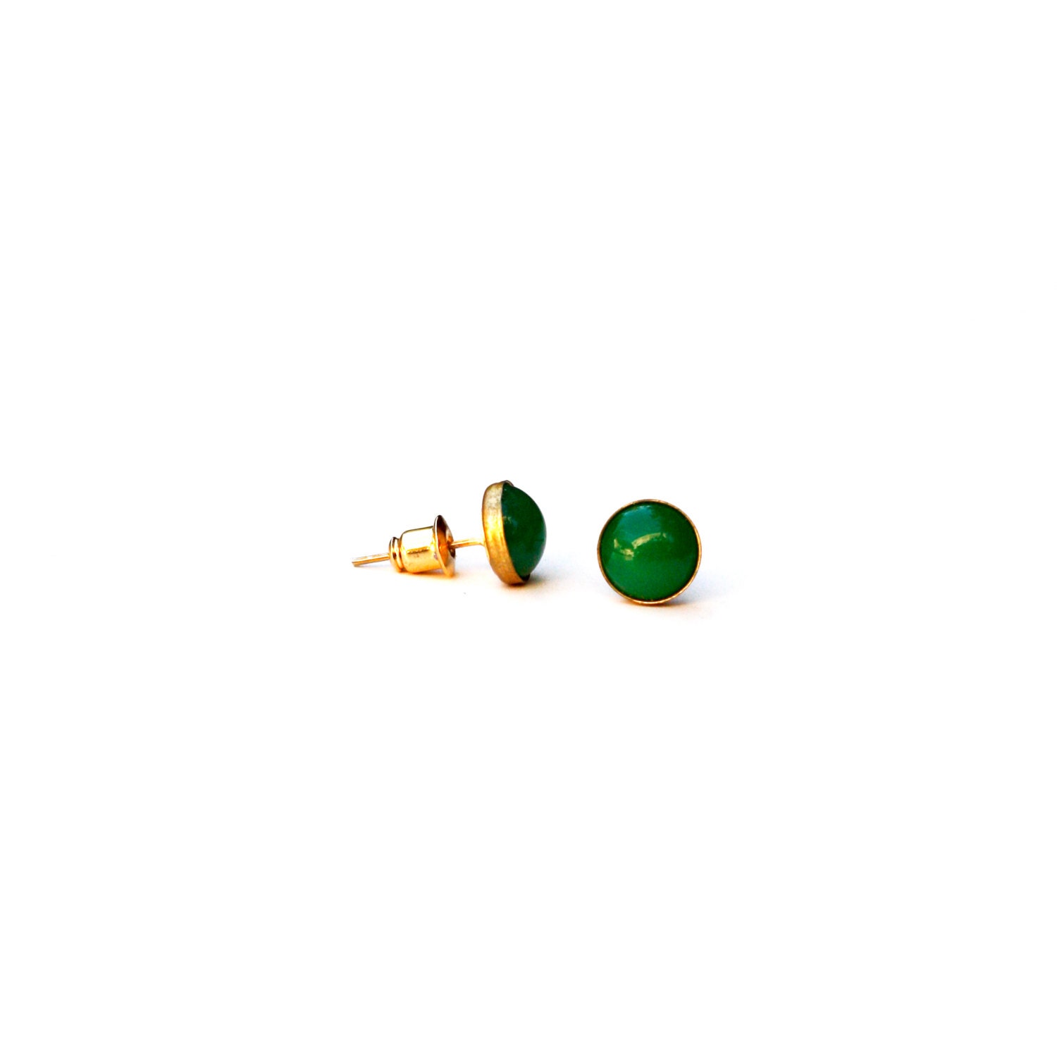 Emerald Stud Earrings