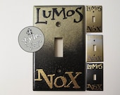 Lumos Nox Gold Standard Light Switch Plate - CHOOSE YOUR STYLE DeeplyDapper Spells