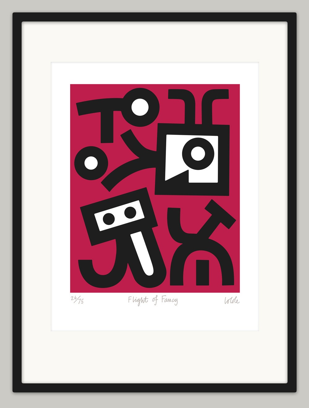 Flight of Fancy by Lo Cole - Limited edition pigment ink print