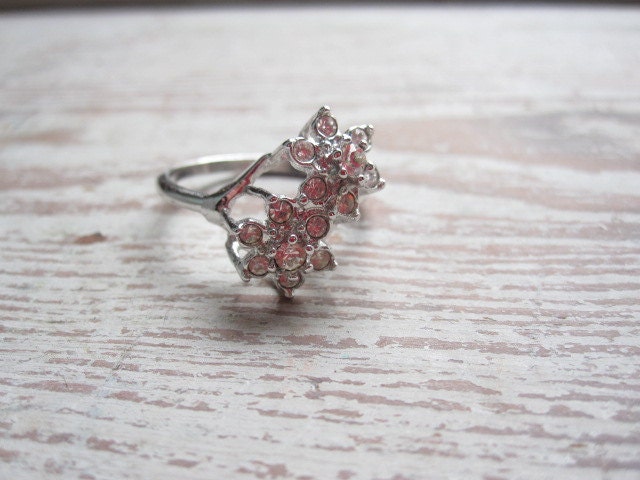 Rhinestone Cocktail Ring