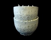 Two Industrial Wedding Cake Wine Cups