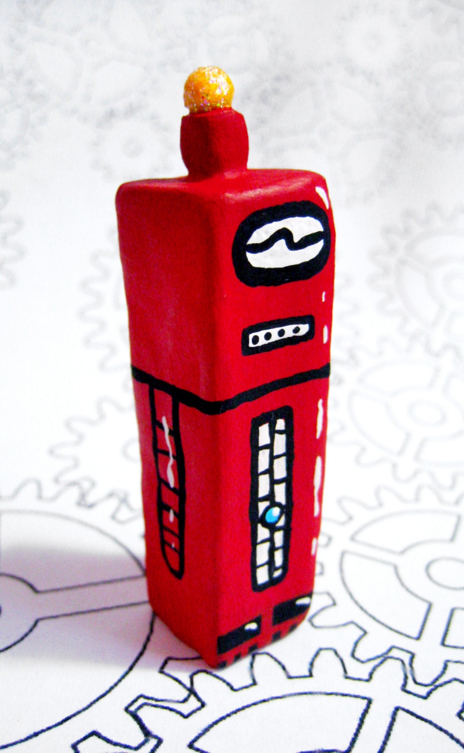 Teeny Bot 4 - Miniature Robot Sculpt
