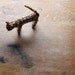 Knitted cat, ginger tabby