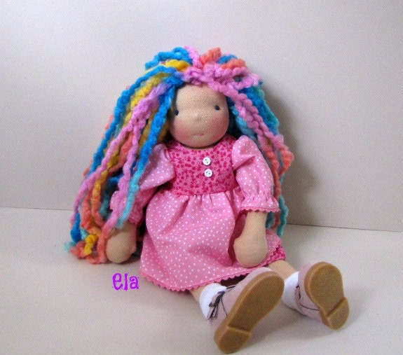 Waldorf Doll Ela 12" tall