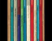 Radiohead 'Pablo Honey' Album As Books Poster Print