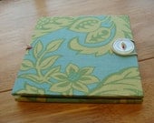 Light Blue Paisley Wedding Accordion Photo Book/ Mini Scrapbook