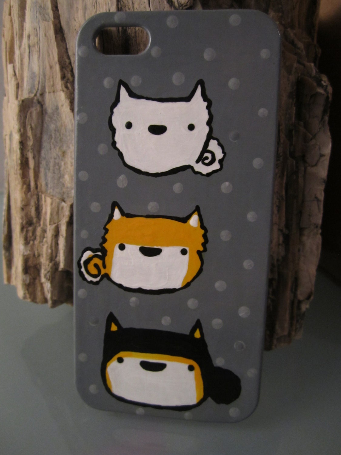 Hand Painted Shiba Inu iPhone 5 case