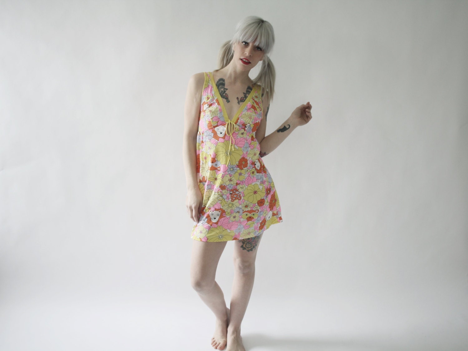 Bright Zoo Print Slip