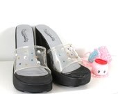 CLUELESS, 90s clear platforms, size US 9