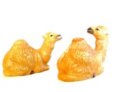 Vintage Animal Figurines Camels Franklin Mint Noahs Ark