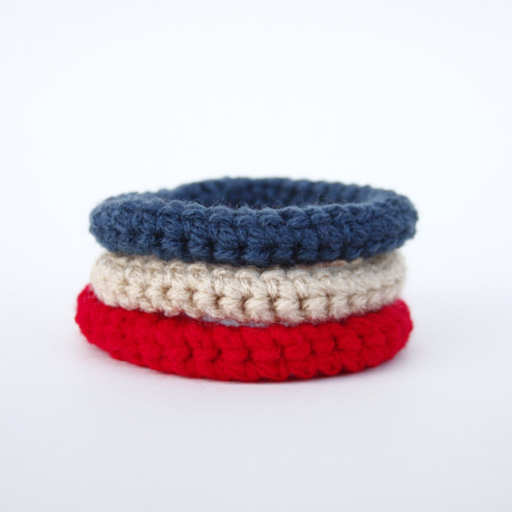Samantha Crochet Bangle Set