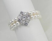 Crystal Bridal Bracelet, Crystal Wedding Bracelet, Vintage style Rhinestone Bracelet, Delicate, Samantha Bracelet